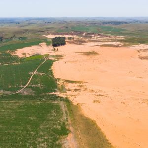 Land effected by desertification Land effected by desertification